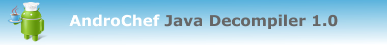 AndroChef Java Decompiler